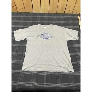 University Of Florida Gators Embroidered Short Sleeve T Shirt Men's XL Gray